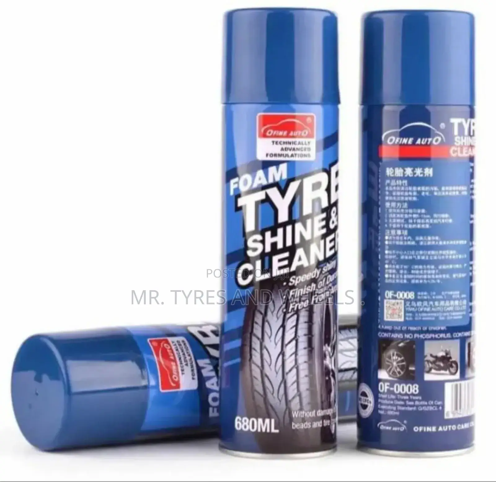 Tyre Shine and Cleaner Foam  Very Good and Original.