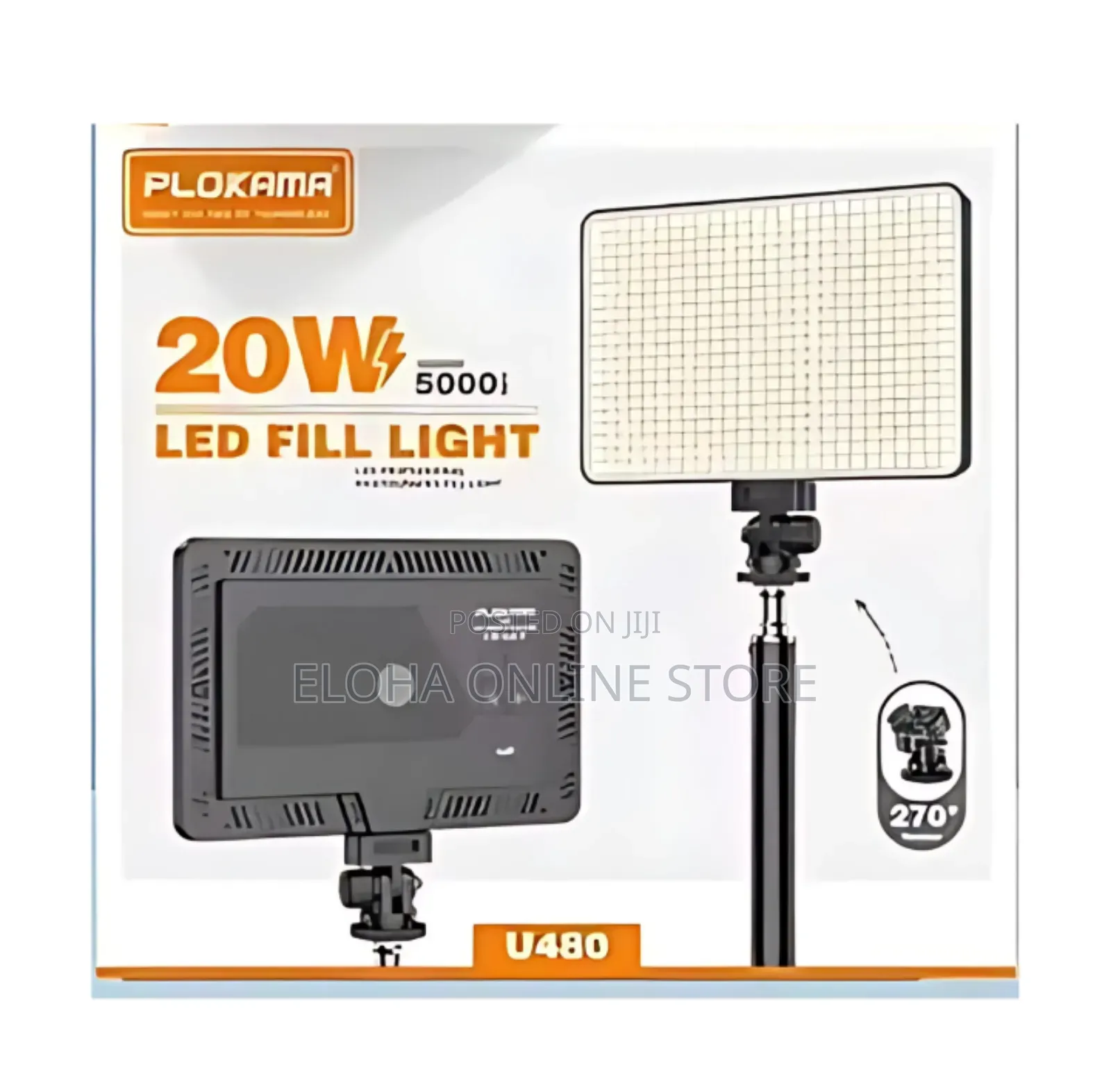 Plokama U480 Rechargeable Led Fill Light,