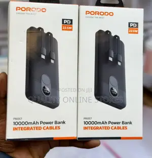 Black Porodo Power Bank