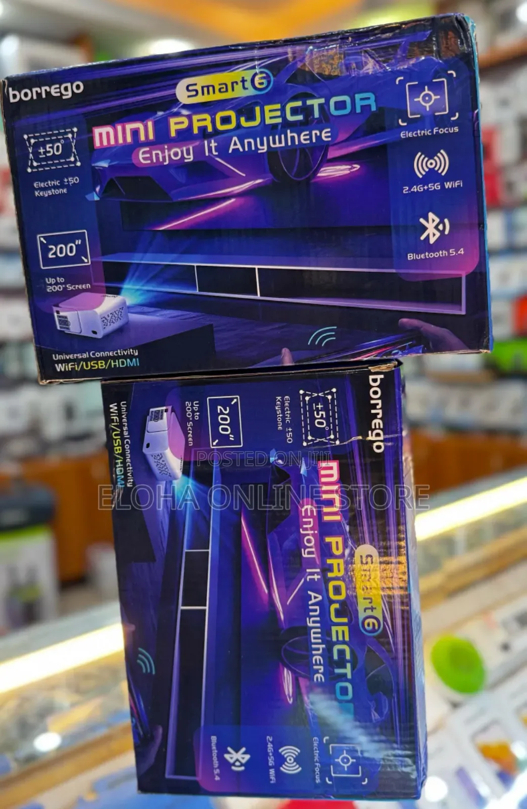 Borrego Smart 6 Mini Projector