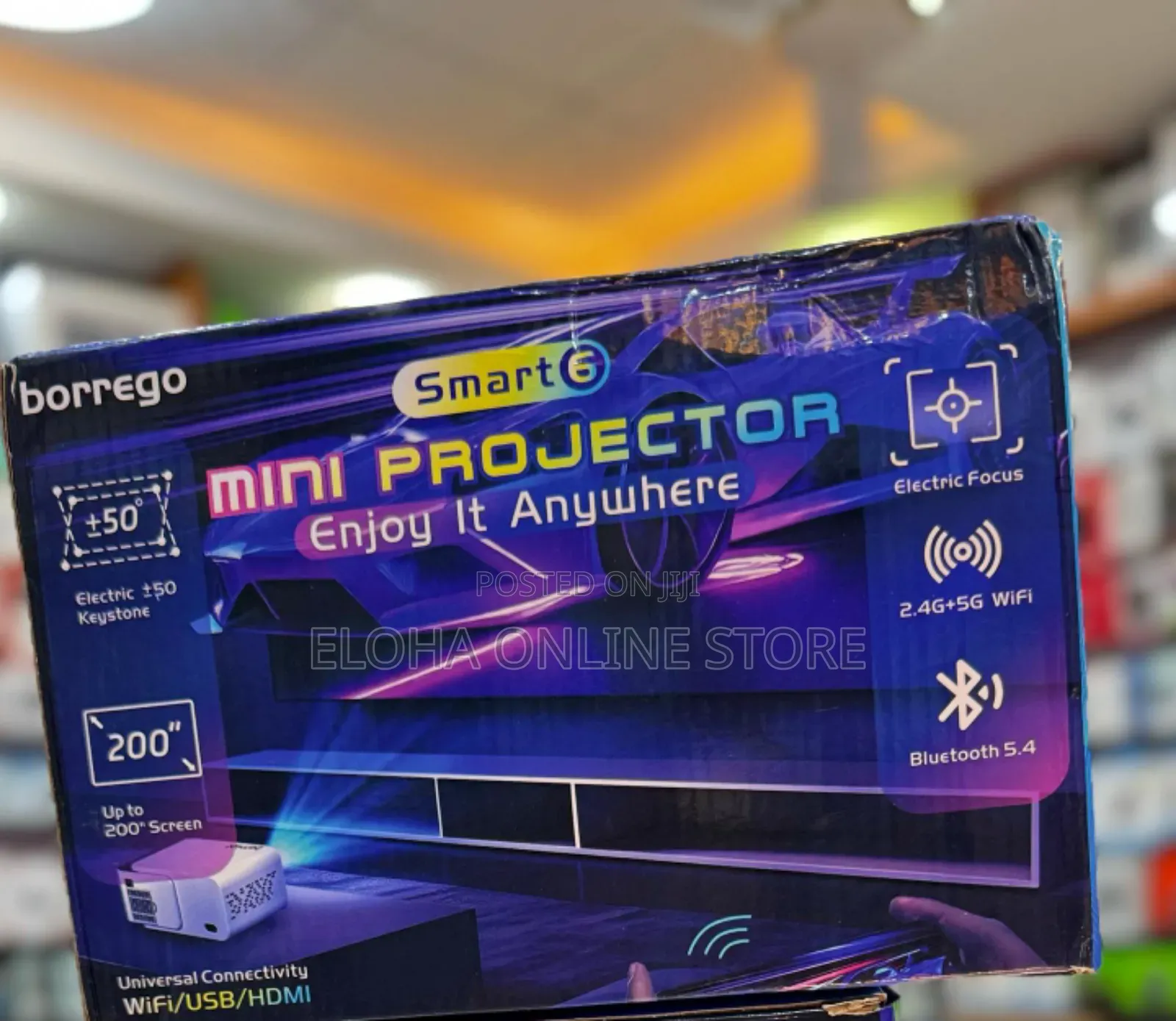 Borrego Smart 6 Mini Projector