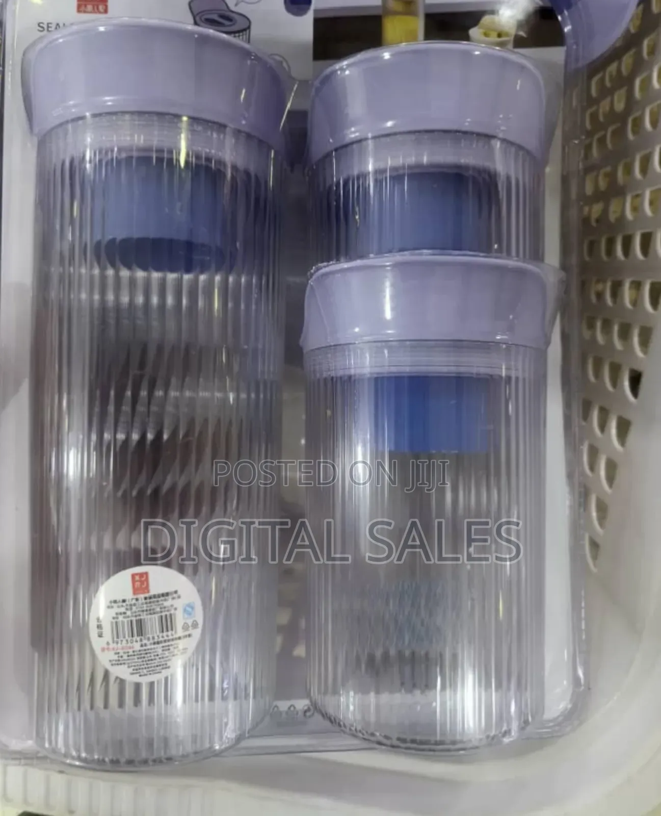 Sealed Storage Containers Set of 3