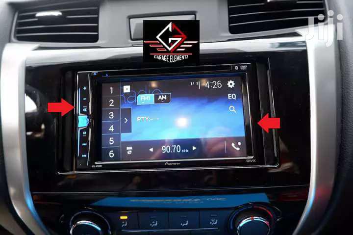 PIONER Installation In A Nissan Pickup. With Free Reverse Camera