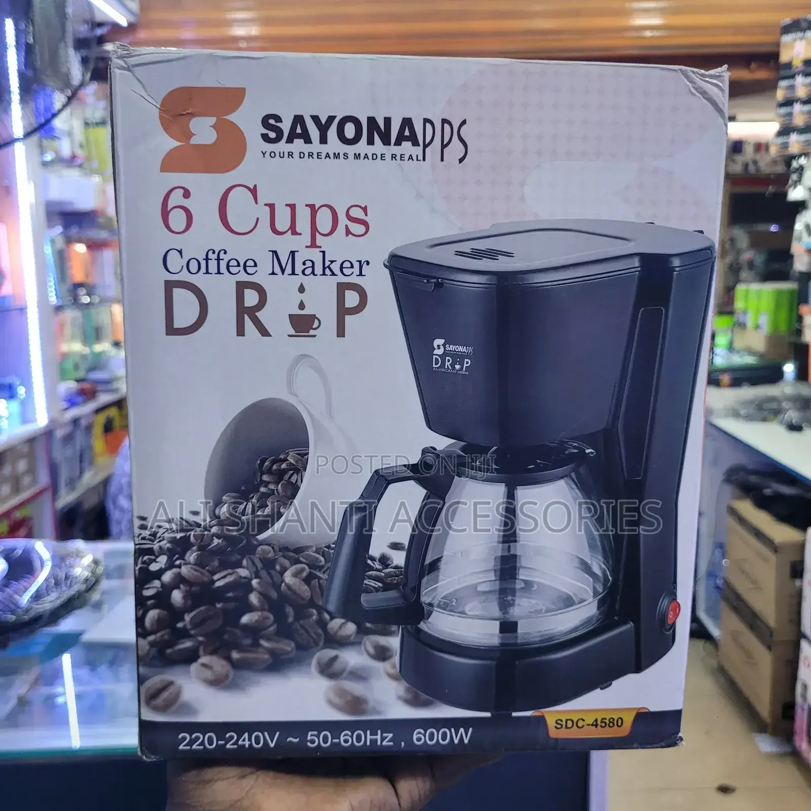 Sayona Coffee Maker/ 6 Cups Coffee Maker Drip