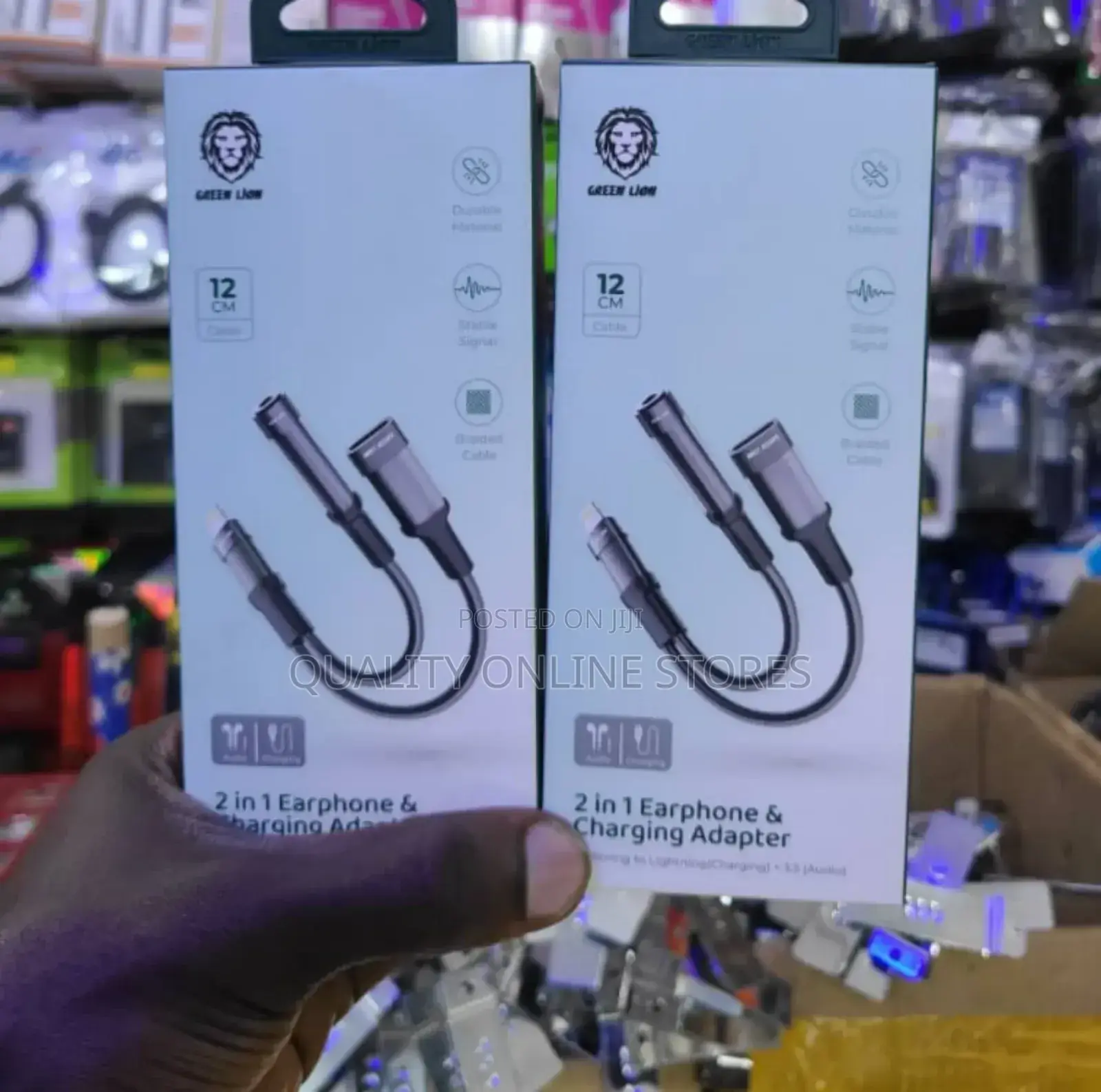 2 in 1 Earphones and Charging Adapter