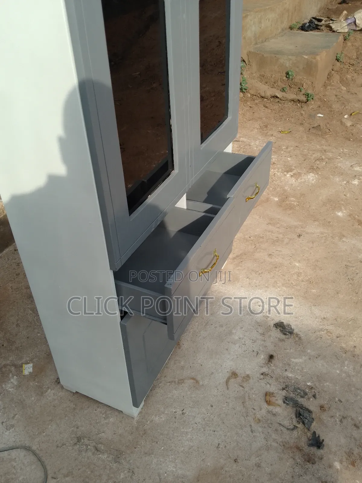 Cup Boards Gray Cabinet/ File / Home Office Cabinet