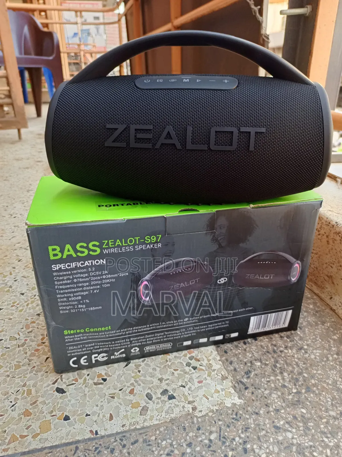 Zealot S97 Wireless Bass Speaker