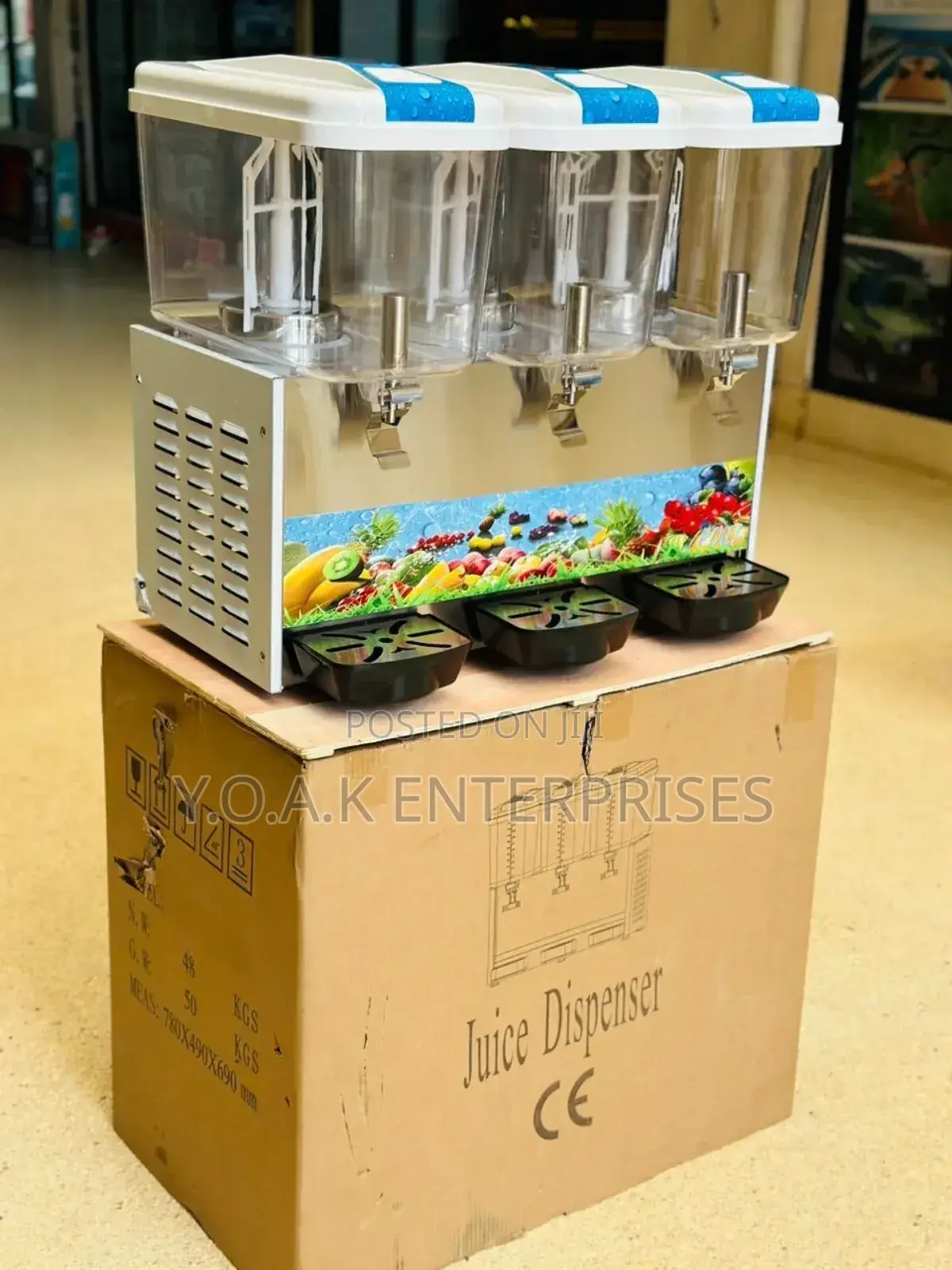 Triple Juice Dispenser
