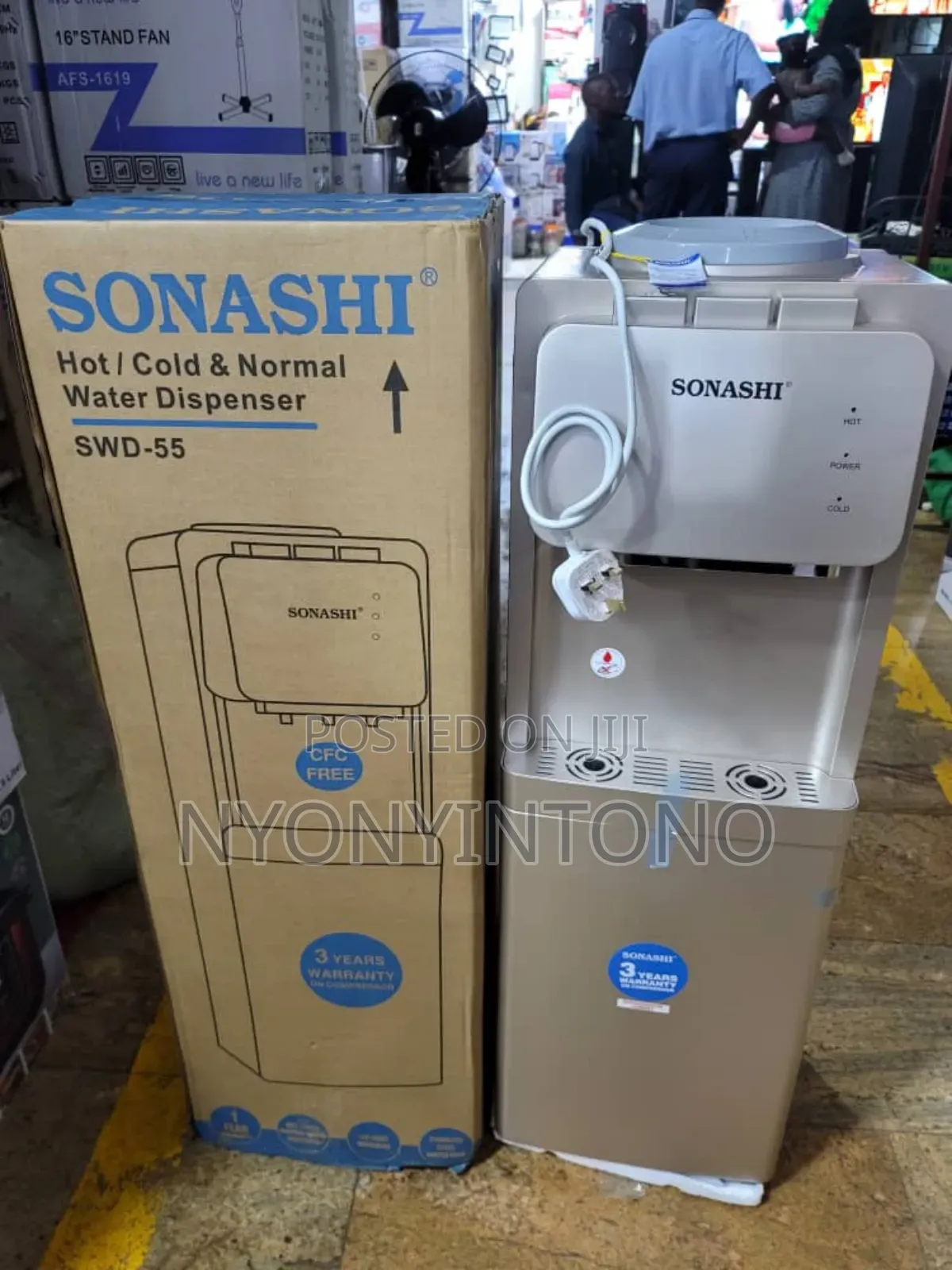 Sonashi 3tap Water Dispenser With Compresser Coiling