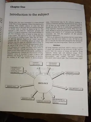 Biological Science Book For A' Level Biology - Dj Taylor