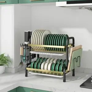 Dish Drying Rack, Carbon for Kitchen
Counter, 3 Tier