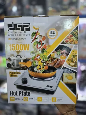 DSP Hot Plate Kd4046 1500w Silver