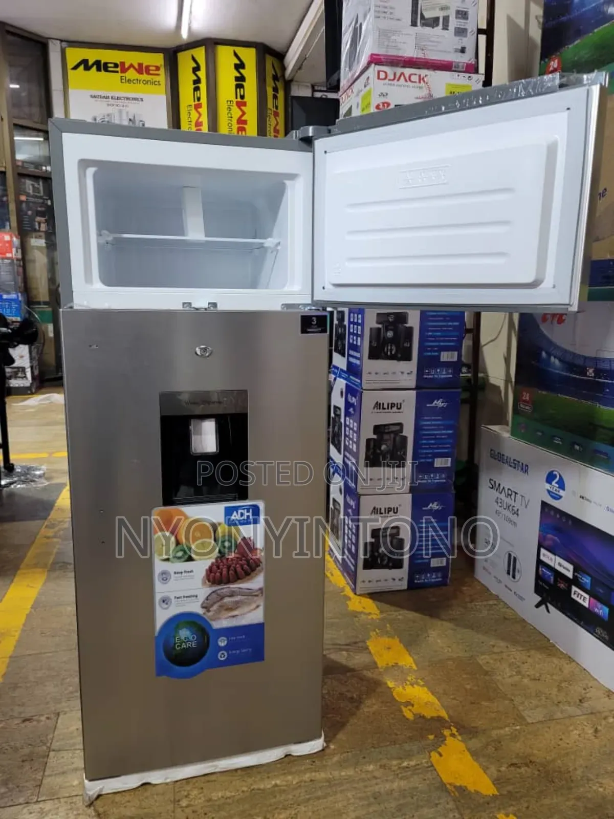 Adh 276ltr Refrigerator With Water Dispenser 3yrs Warranty