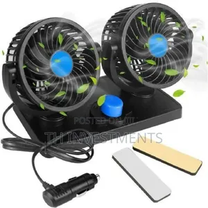 Modifystyle Car Dashboard 12v Electric Fan With Dual Head