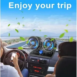 Modifystyle Car Dashboard 12v Electric Fan With Dual Head