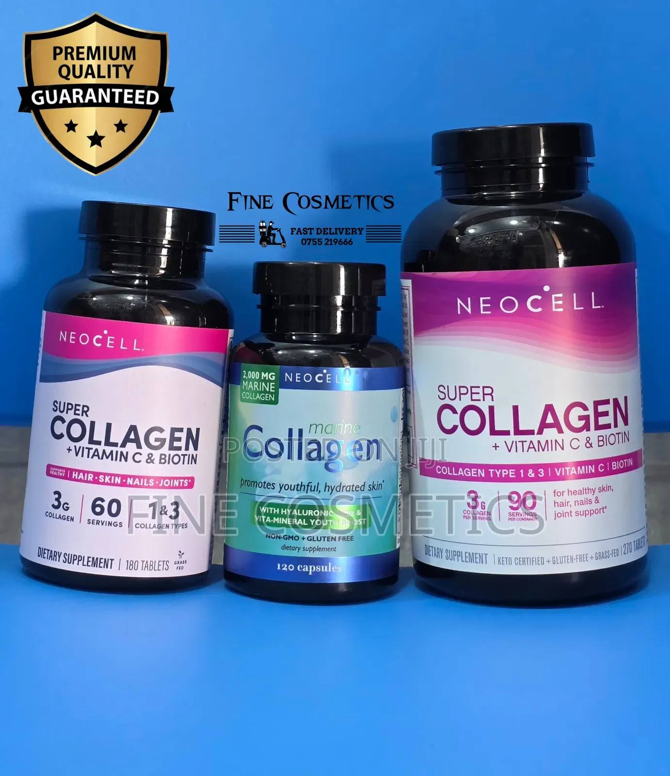 Neocell Marine Collagen Beauty Booster Capsules for Skin Etc