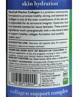 Neocell Marine Collagen Beauty Booster Capsules for Skin Etc