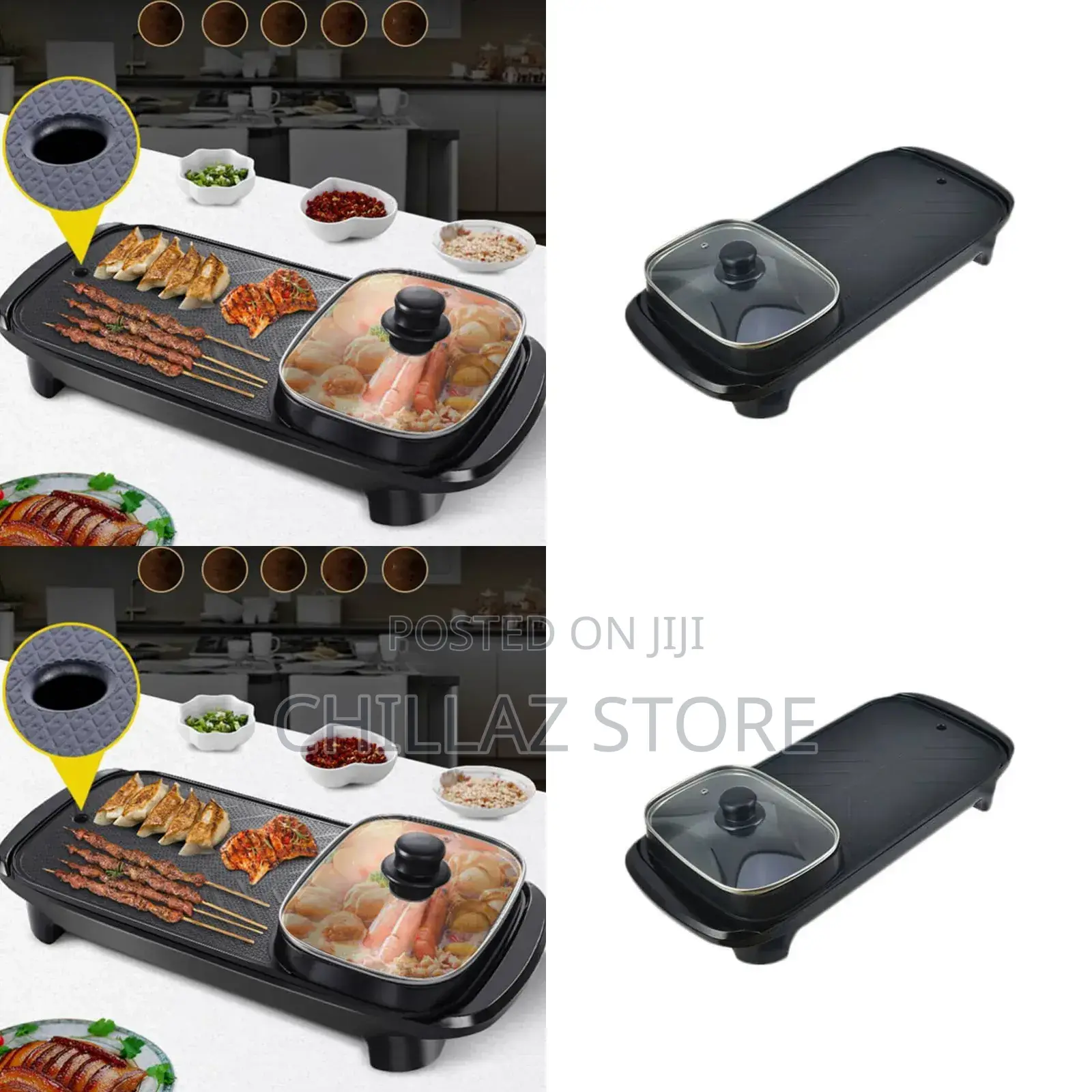 2 in 1 Electric BBQ Grill and Hot Plate.