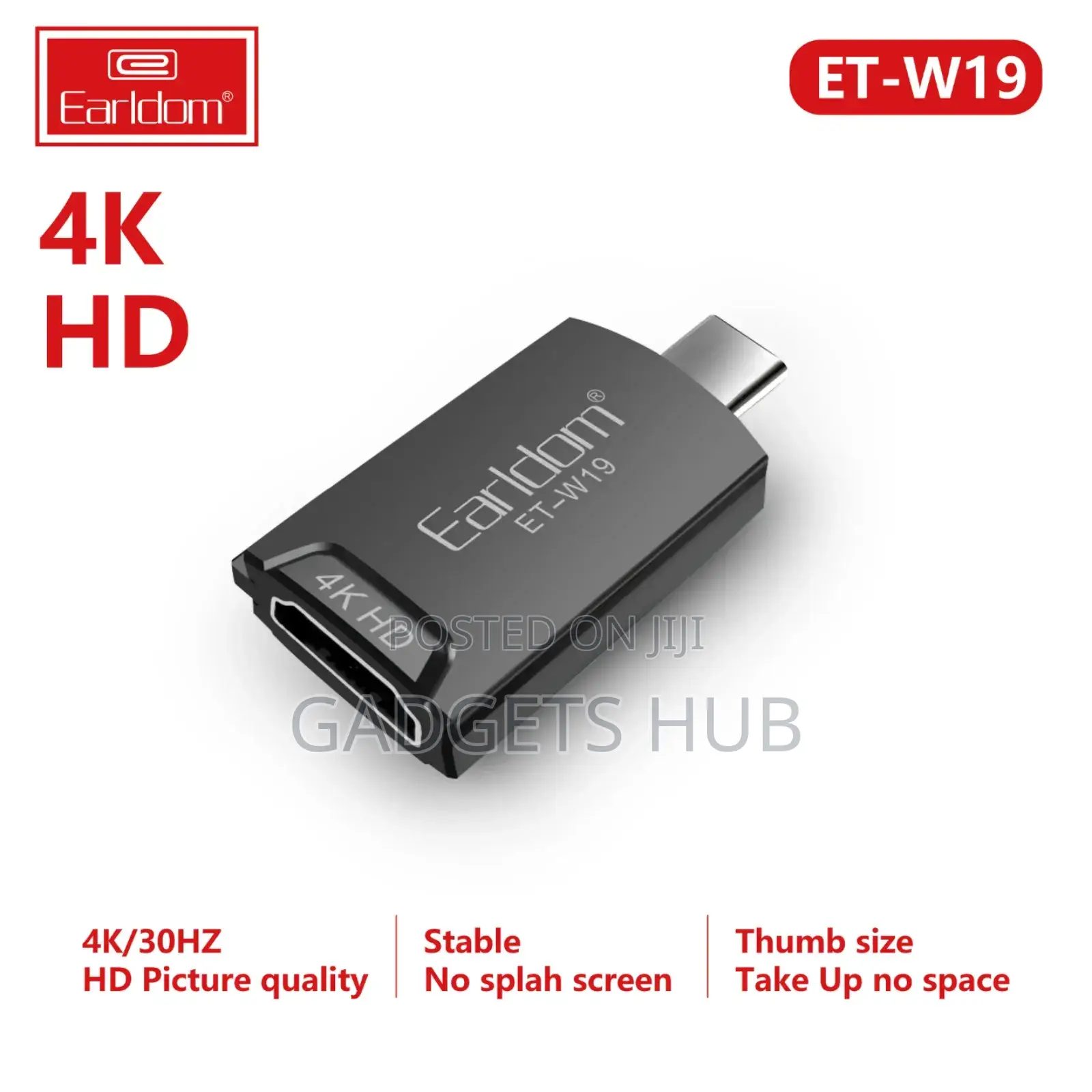Plug and Play Support Type-C to Hdmi Pc Mobile Adapter