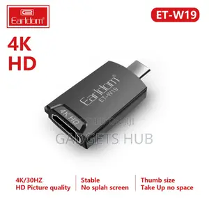 Plug and Play Support Type-C to Hdmi Pc Mobile Adapter