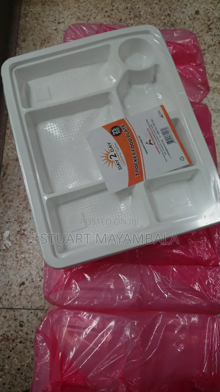 Seven Pocket Food Plate