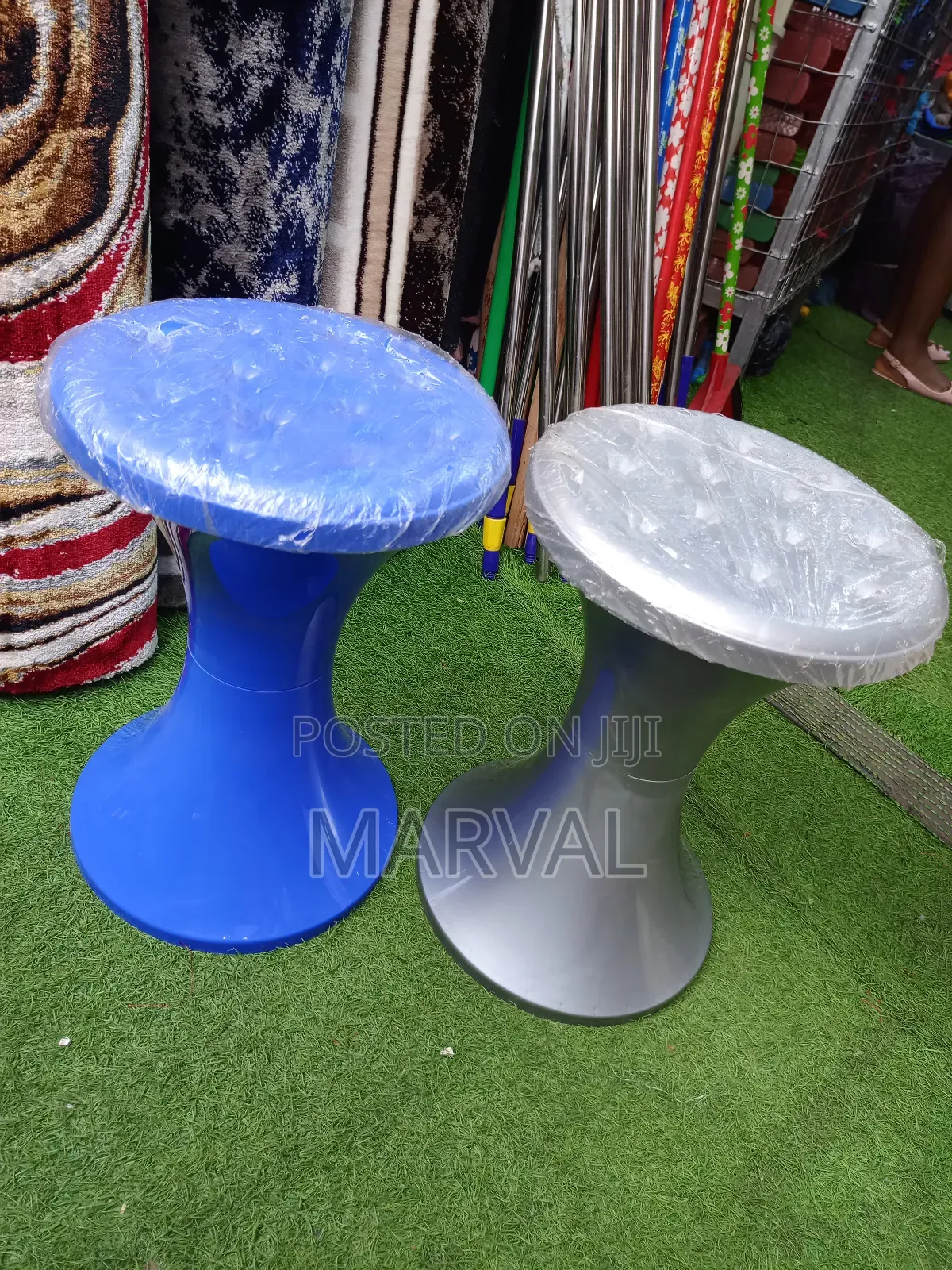 Side Foldable Plastic Stool (Multifunctional)