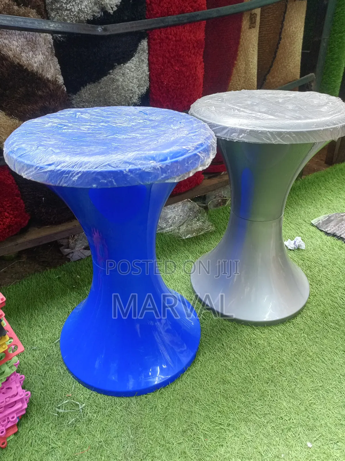 Side Foldable Plastic Stool (Multifunctional)