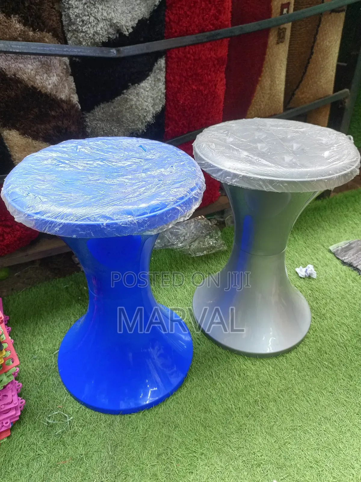 Side Foldable Plastic Stool (Multifunctional)