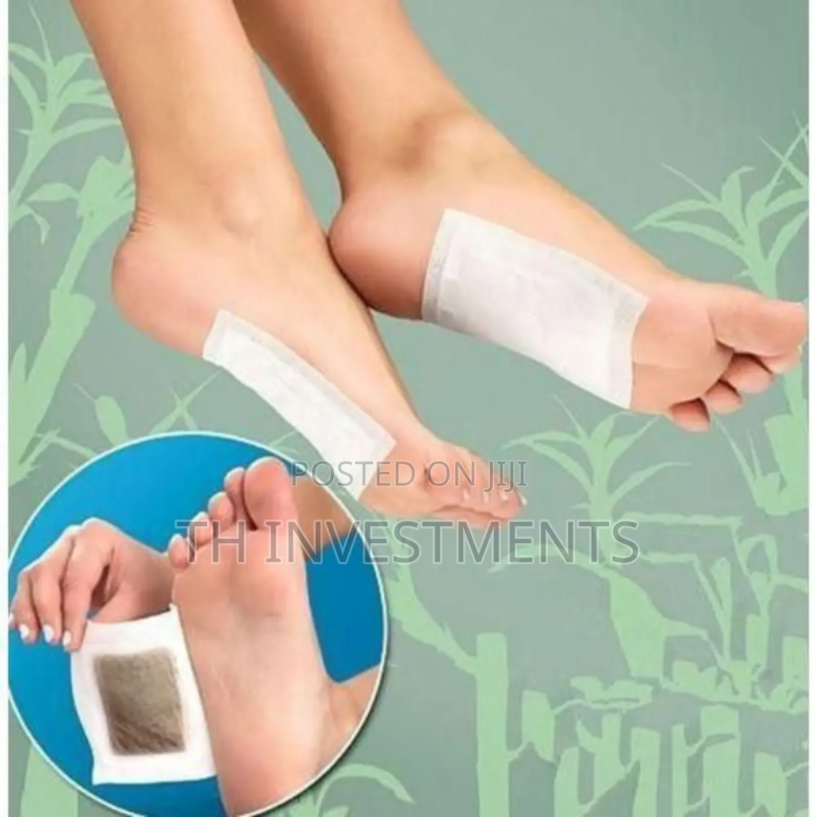 Detox Foot Patches Stress Pain Tension Relief - White