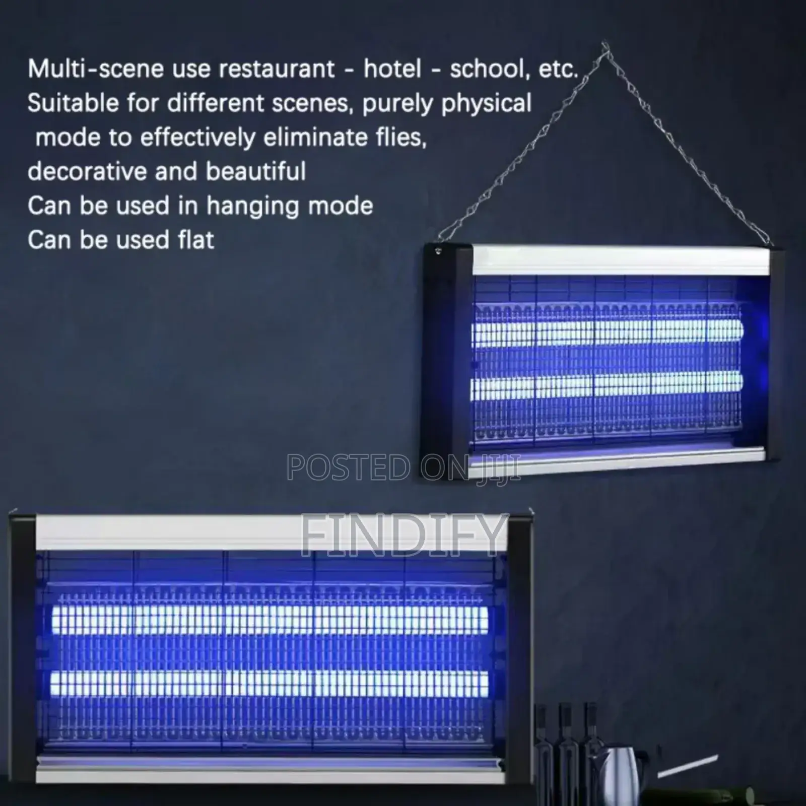 Led Electric Shock Wall Mount Mosquito Killer Lamp Uv