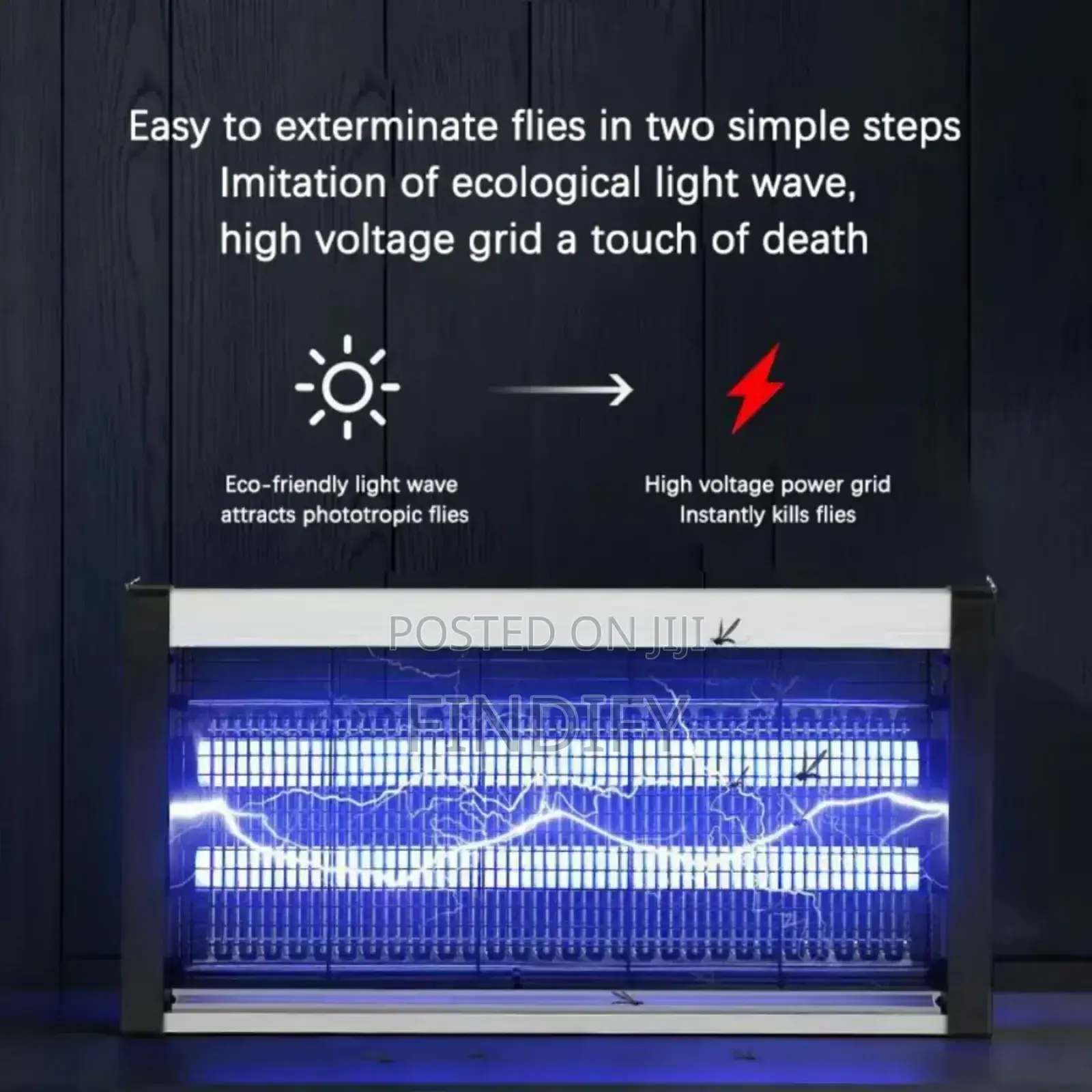 Led Electric Shock Wall Mount Mosquito Killer Lamp Uv