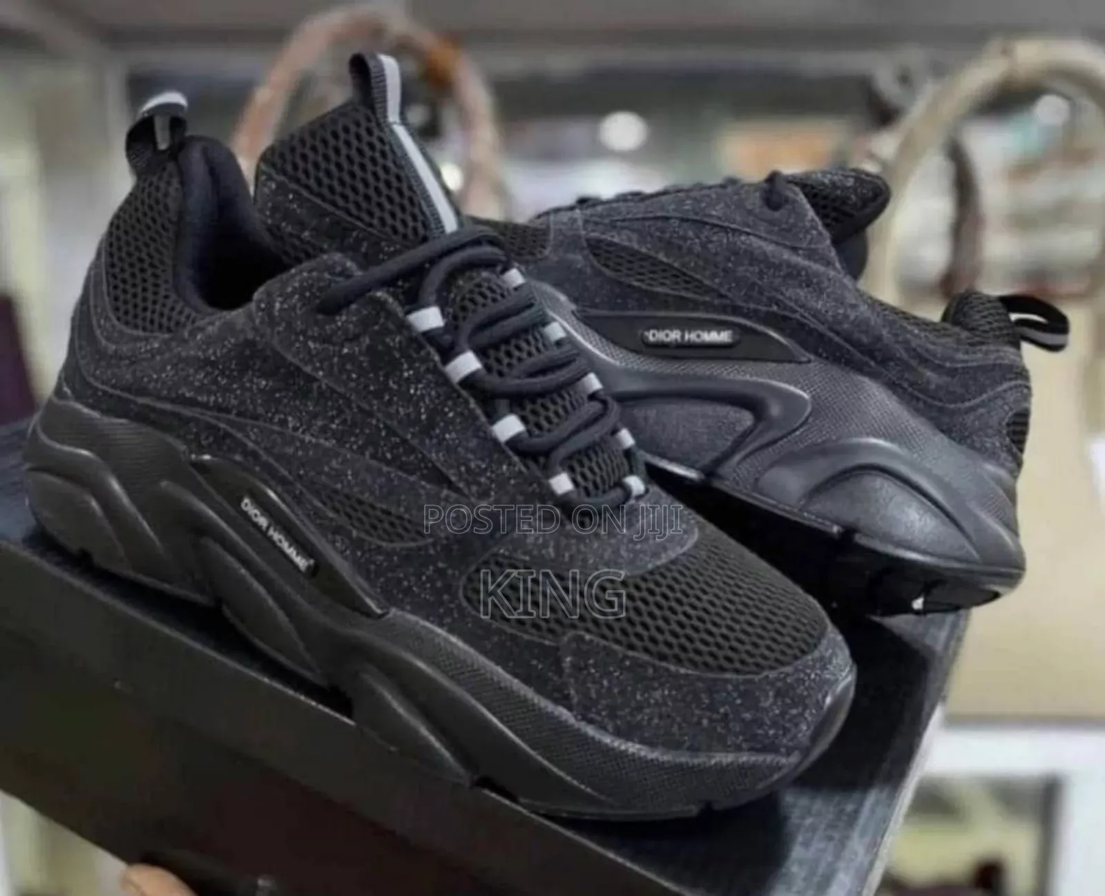 Dior Hommie Triple Black Sneakers