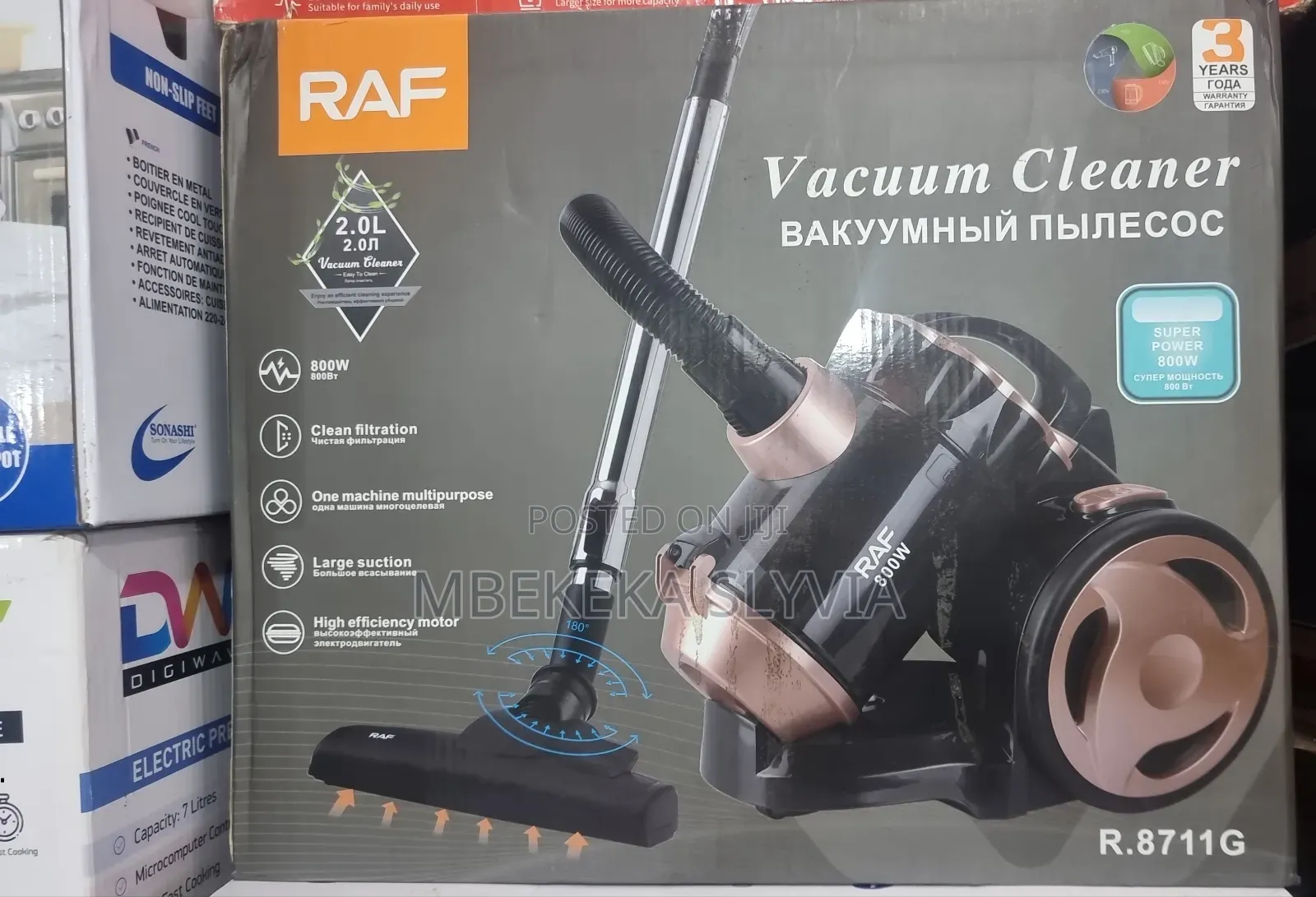 Vaccum Cleaner Raf 800w Dry Wet Vaccum Cleaner