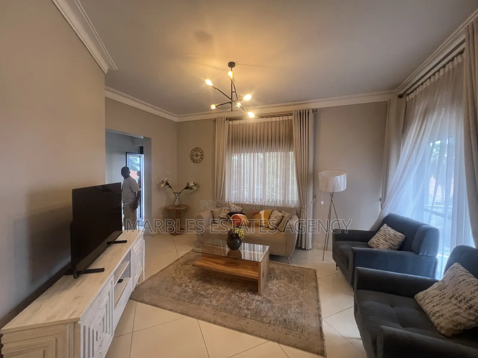 Furnished 3bdrm Apartment in Naguru, Central Division for rent
