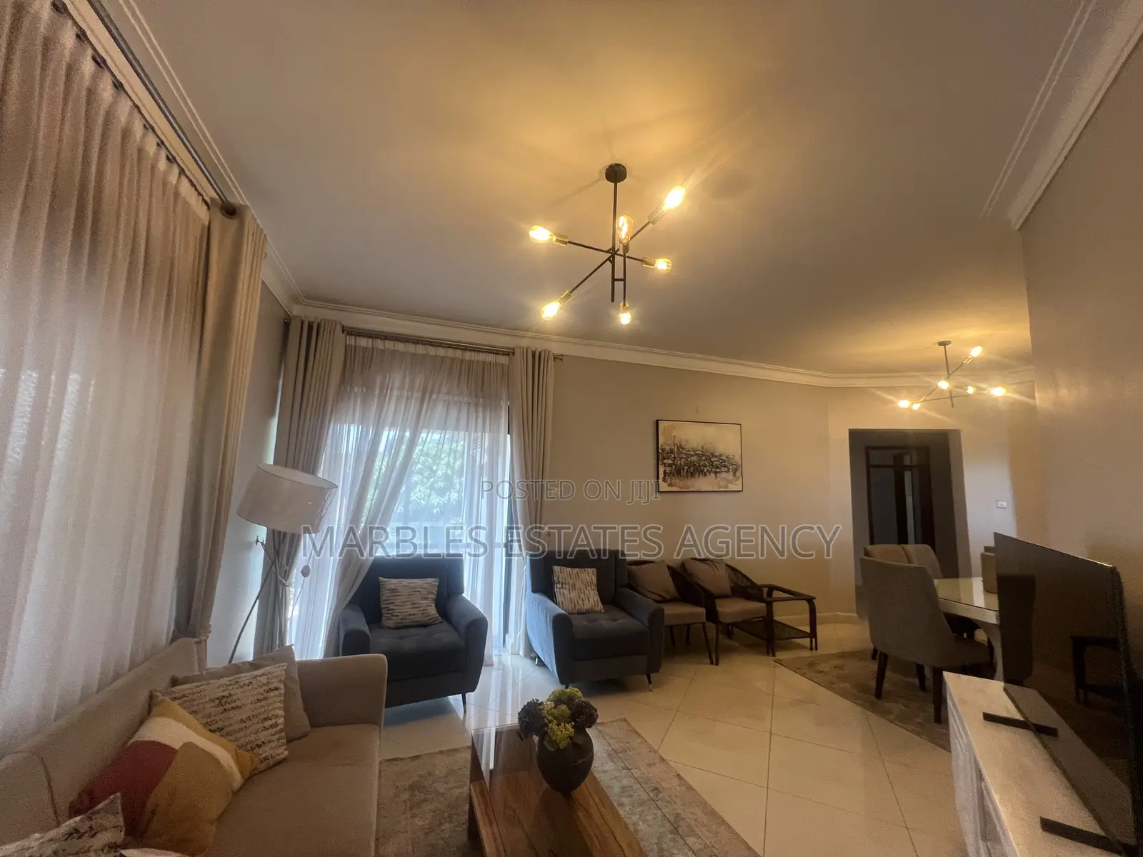 Furnished 3bdrm Apartment in Naguru, Central Division for rent