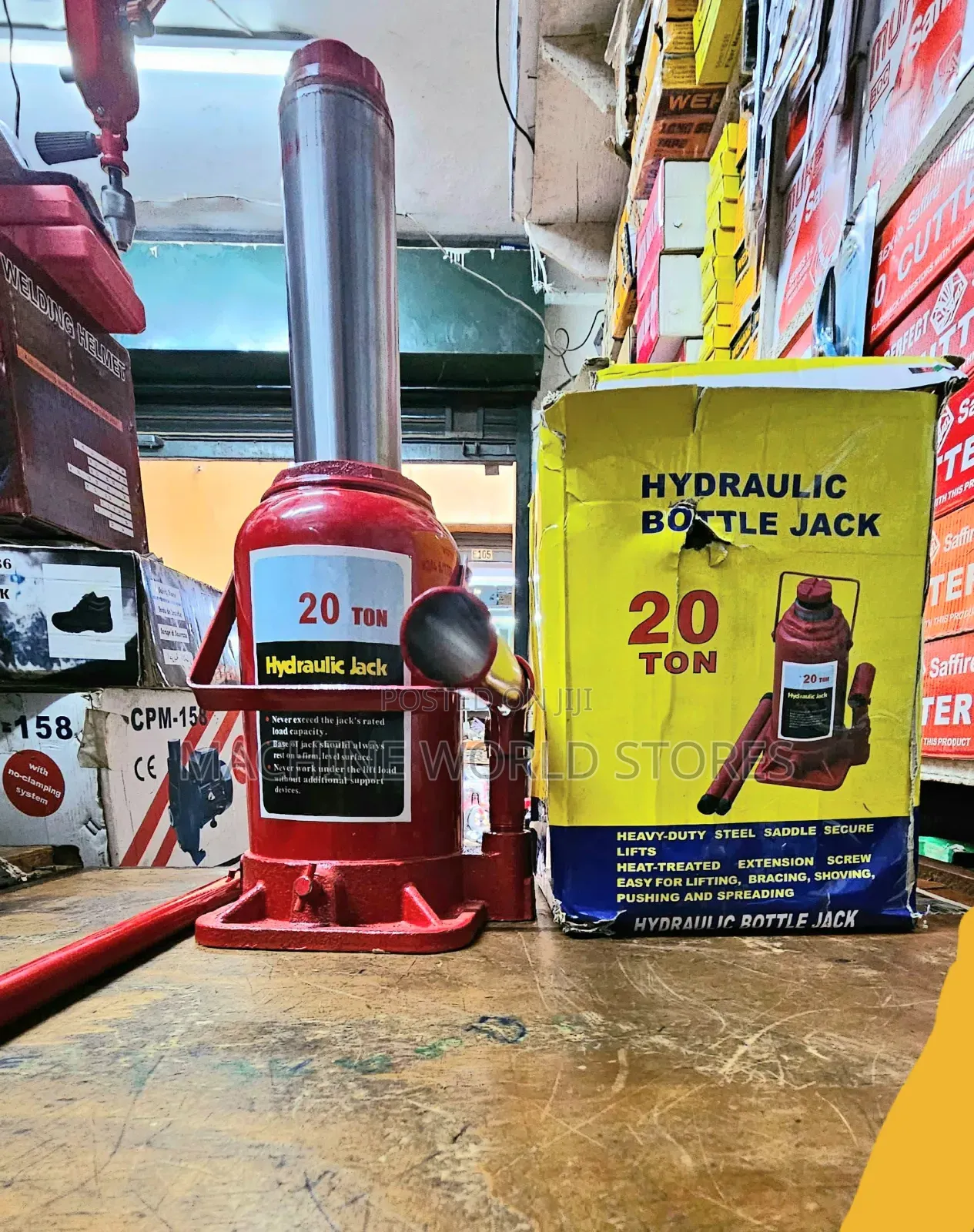 20t Heavy Duty Hydraulic Bottle Jack