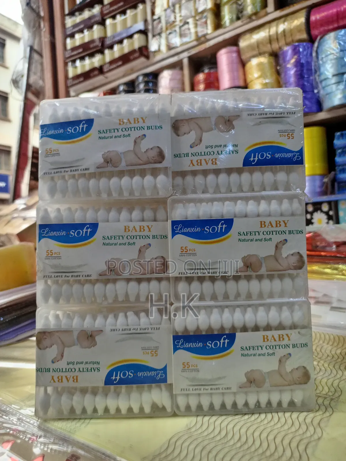 Lianxin Soft Baby Safety Cotton Buds 1pkt(55pcs)