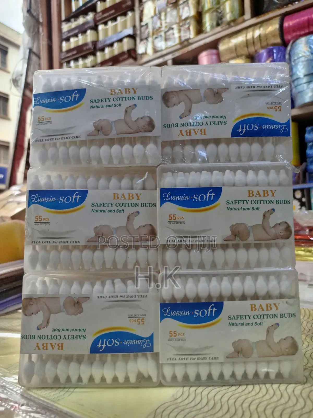 Lianxin Soft Baby Safety Cotton Buds 1pkt(55pcs)