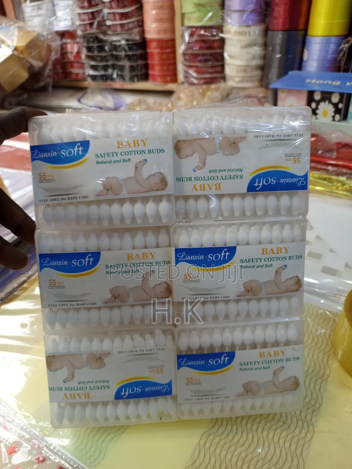 Lianxin Soft Baby Safety Cotton Buds 1pkt(55pcs)