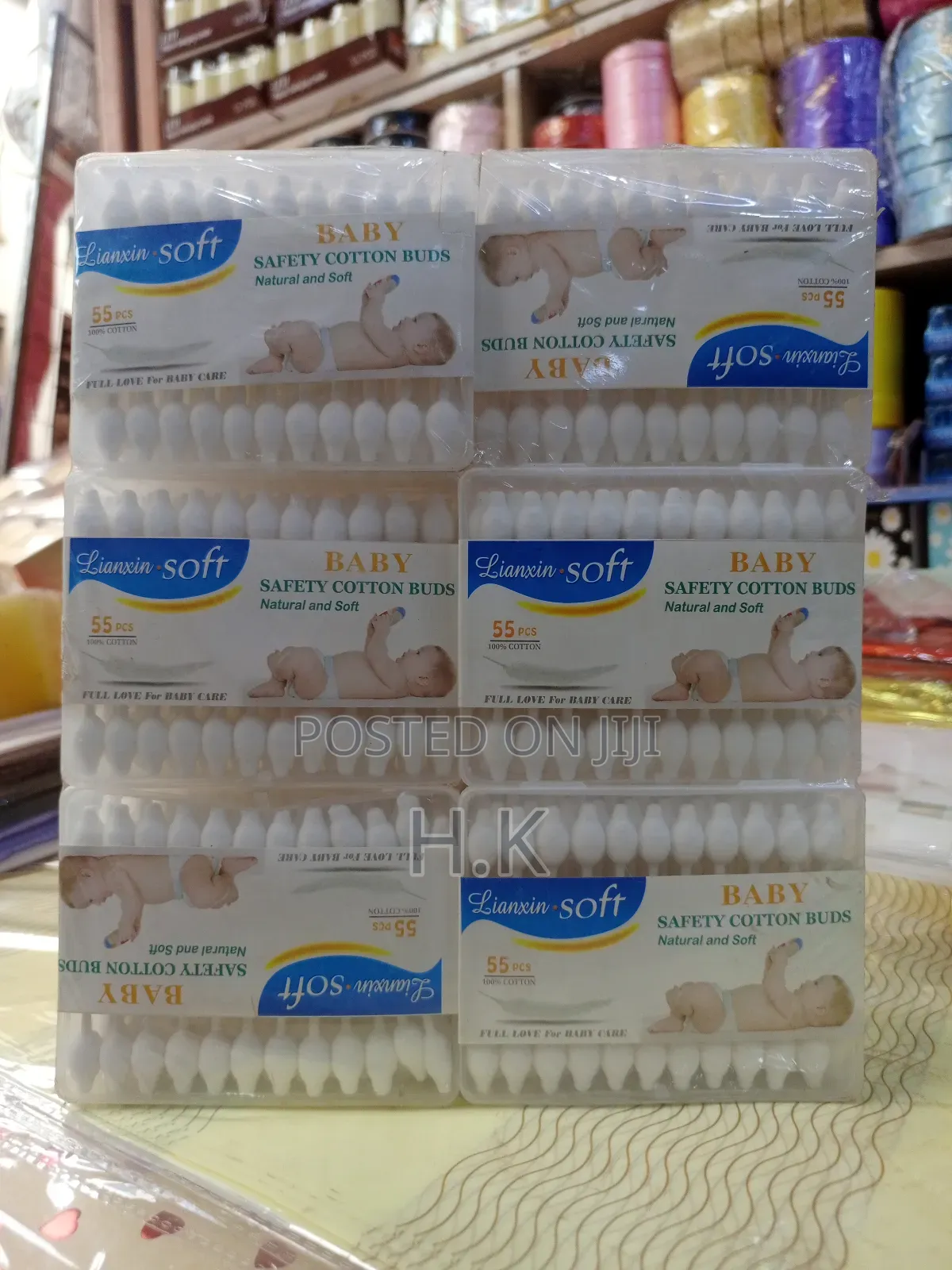 Lianxin Soft Baby Safety Cotton Buds 1pkt(55pcs)
