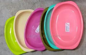 Plastic Oval Plates 12pcs