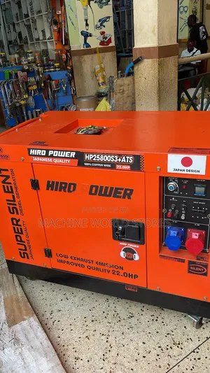 Photo - 15kva 3phase Hiropower Silent Diesel Generator Japan