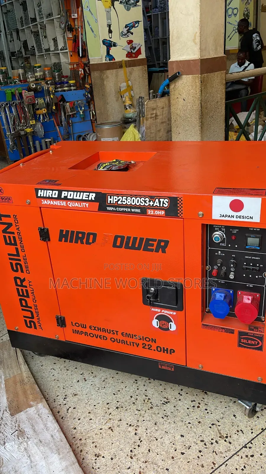 15kva 3phase Hiropower Silent Diesel Generator Japan