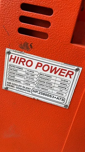 15kva 3phase Hiropower Silent Diesel Generator Japan