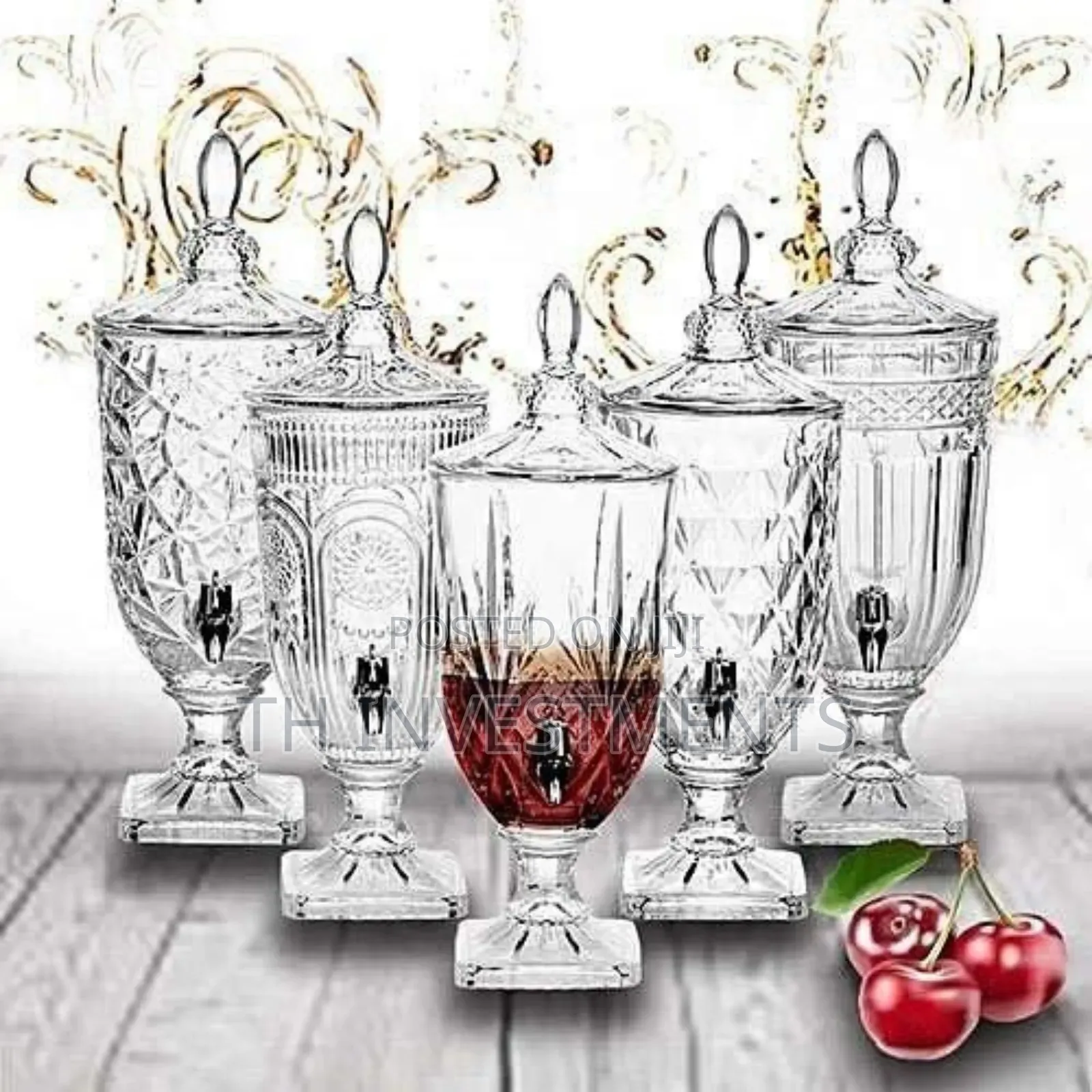 5litres Drink Dispensers For Parties Crystal Glass