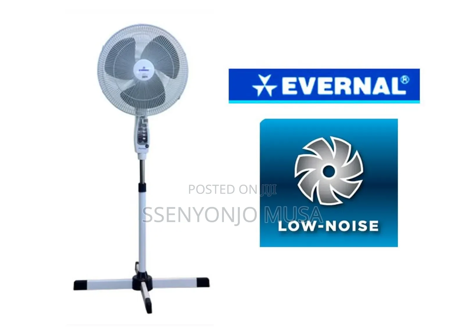 Evernal 16" Stand Fan - S40nk-Rx Model