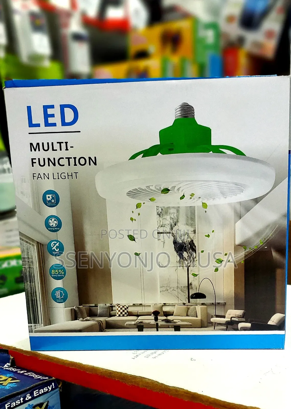 Portable Lamp Multi-Function Fan Light
