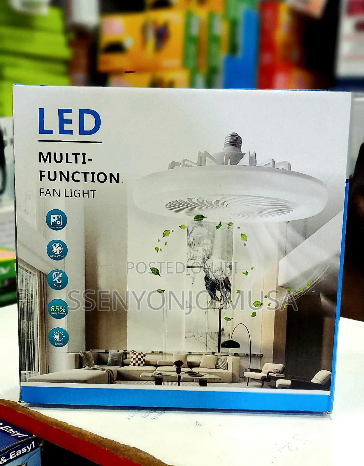 Portable Lamp Multi-Function Fan Light