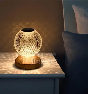 Crystal Night Light Desk Lamp