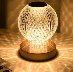 Crystal Night Light Desk Lamp